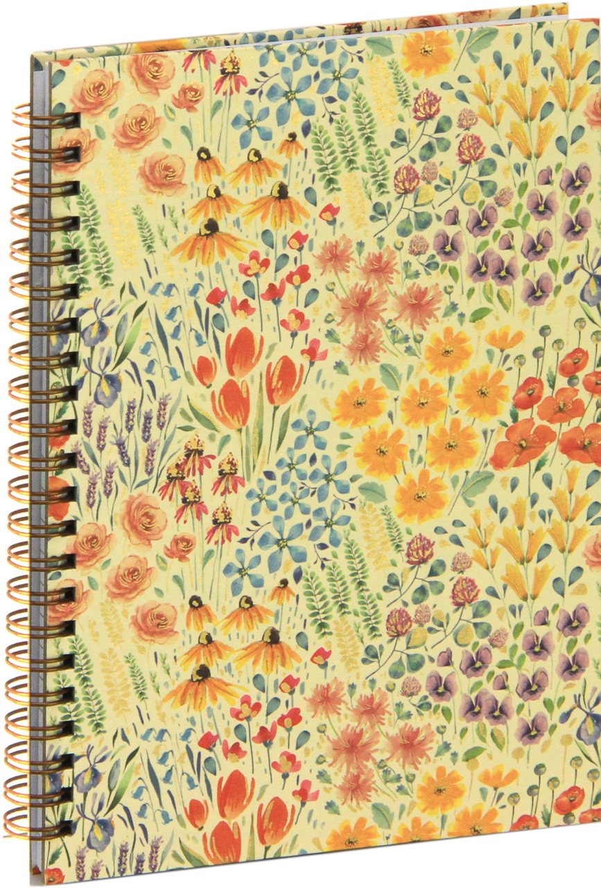 Zvezek spirala A4 črte trde platnice, 100 listov, 2899.03 Rumen