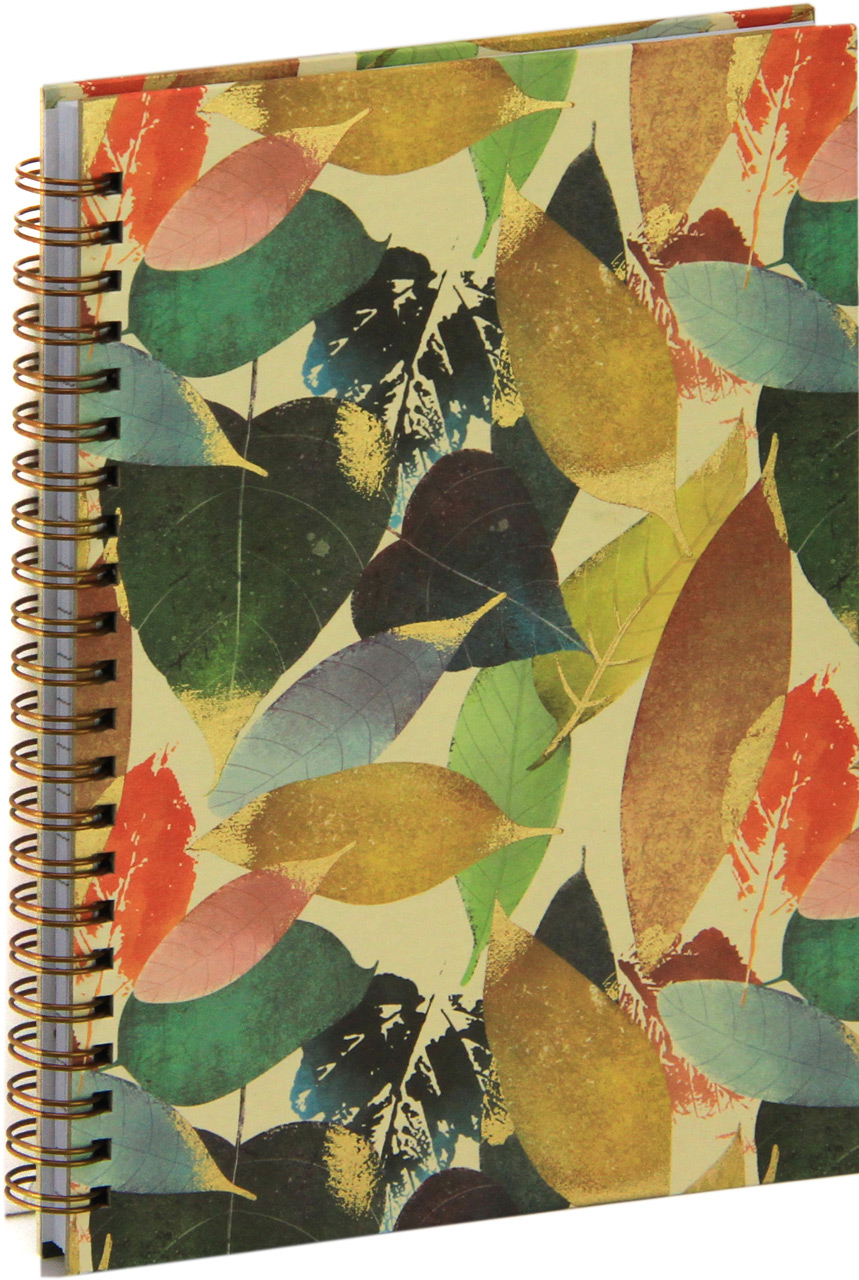 Zvezek spirala A4 črte trde platnice, 100 listov, 2899.04 Listje